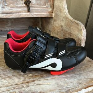 Peloton Black and Red Cycling Shoes